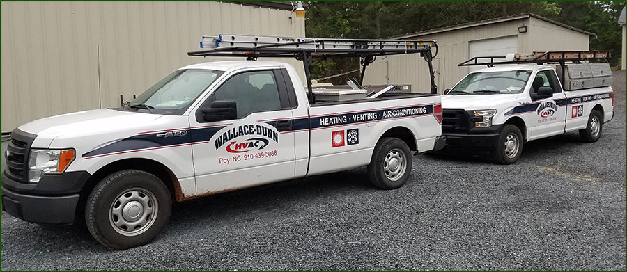 HVAC service vehicles